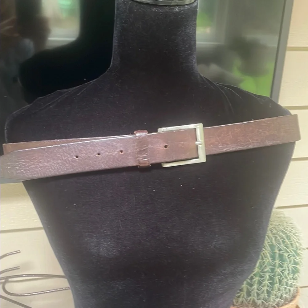 Michaelis (Italy) Brown Leather Belt